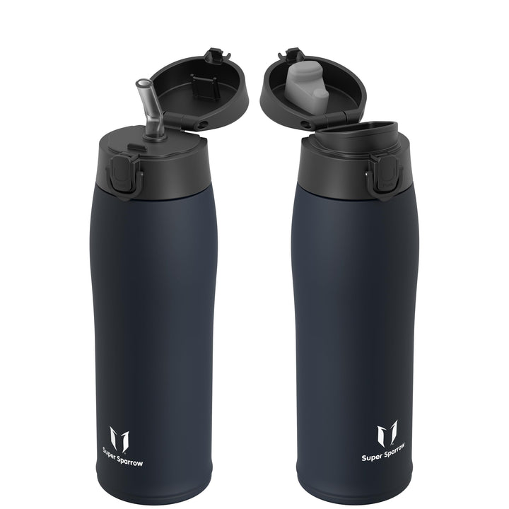 Super Sparrow Trinkflasche Edelstahl - Thermobecher - 500ml, 750ml, 950ml - BPA-Frei Thermosflasche,