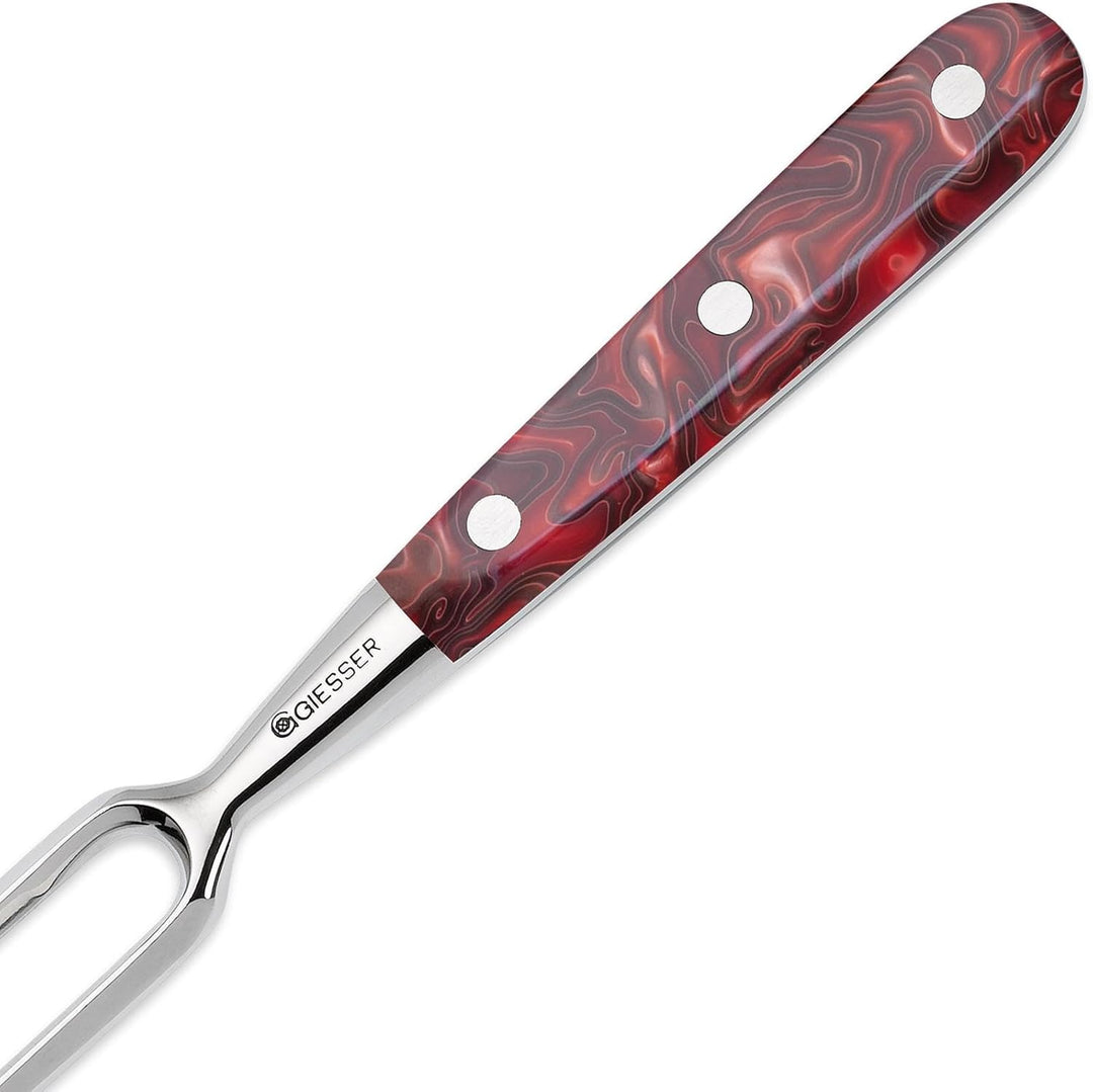 GIESSER seit 1776 - Made in Germany - PremiumCut, Red Diamond, Tranchier Set 2 teilig, Kochmesser 20