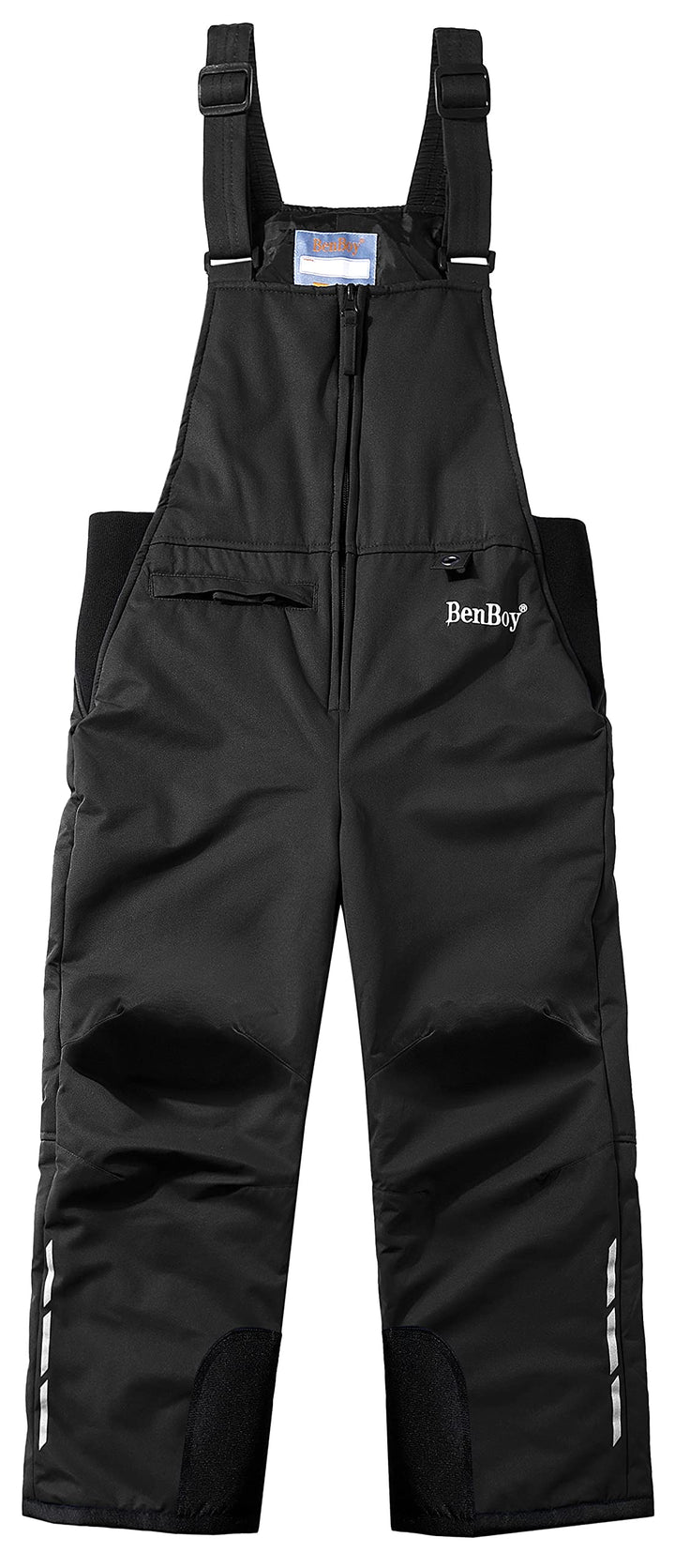 BenBoy Kinder Skihose Schneehose Wasserdicht Softshellhose Gefüttert Warm Hosenträgerhose Latzhose W
