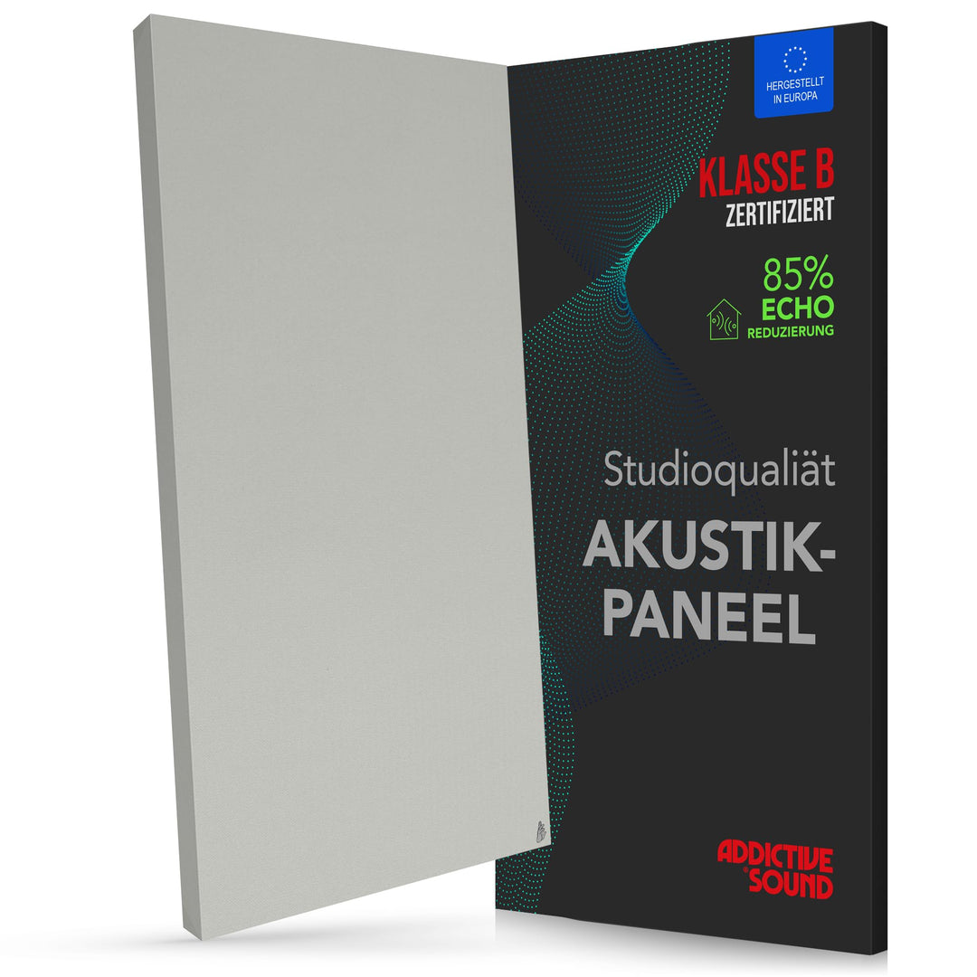 Addictive Sound Schalldämmung Wand 100x50x6 cm Premium - Akustikpaneele Wand - Schallabsorber Bild -