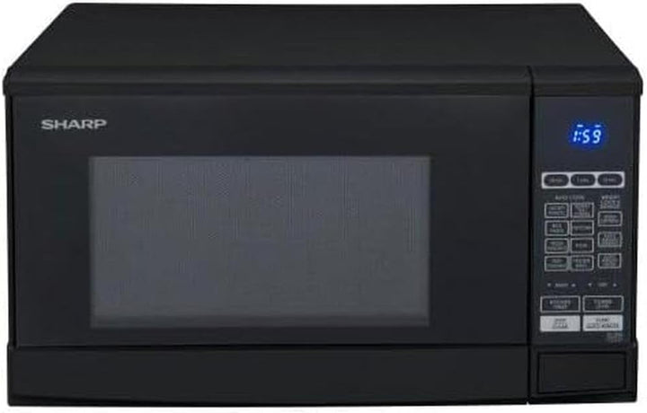 Sharp R-270BK Solo-Mikrowelle, 20 L, 800 W, 10 Leistungsstufen, 8 AutoCook-Programme, Timer bis 99 M