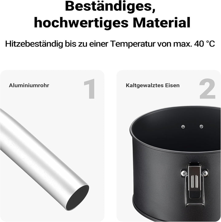 Wiltec Aschesauger 600 W, tragbarer Aschestaubsauger 4 l Fassungsvermögen, Staubsauger für Asche mit