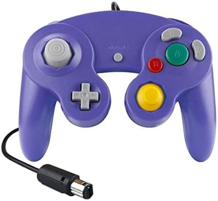 2 Controller Purple + Verlängerungskabel für Nintendo Game Cube Controller Violett Lila GC Verlänger