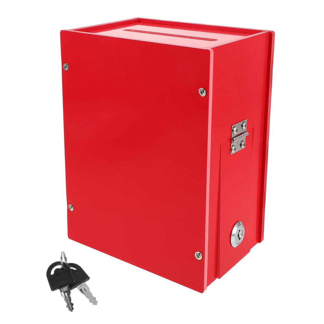 SEWACC Multifunktionale Vorschlagsbox Pvc 15x11x20cm Verschliessbar mit Schloss für Abstimmungen und