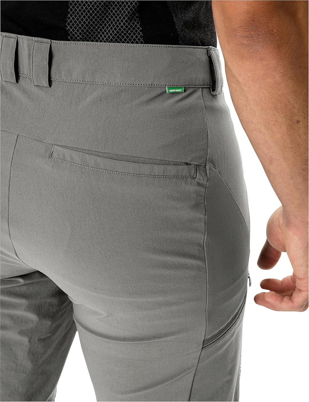 VAUDE Wanderhose Herren Farley Stretch Zip-Off Pants II, Wasserabweisende Herren Wanderhose Zip Off,