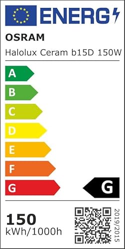 Osram Halolux Ceram Halogen Lampe B15D 150W warmweiss 2870 lm