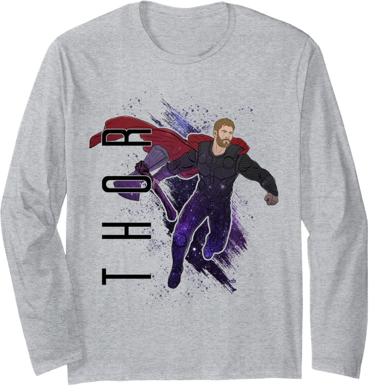 Marvel Avengers: Endgame Thor Galaxy Fill Langarmshirt