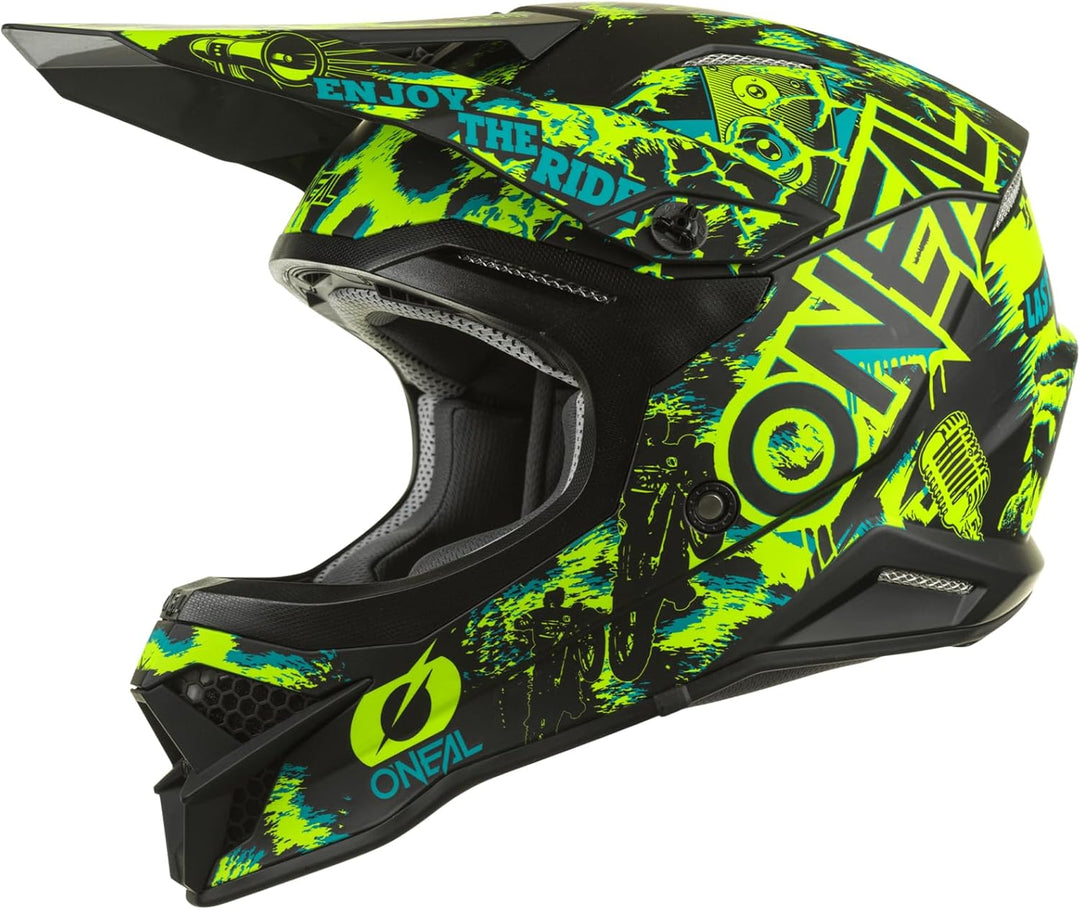 O'NEAL | Motocross-Helm | MX Enduro | ABS-Aussenschale, erfüllt die Normen ECE 22-05, DOT, AS/NZS &