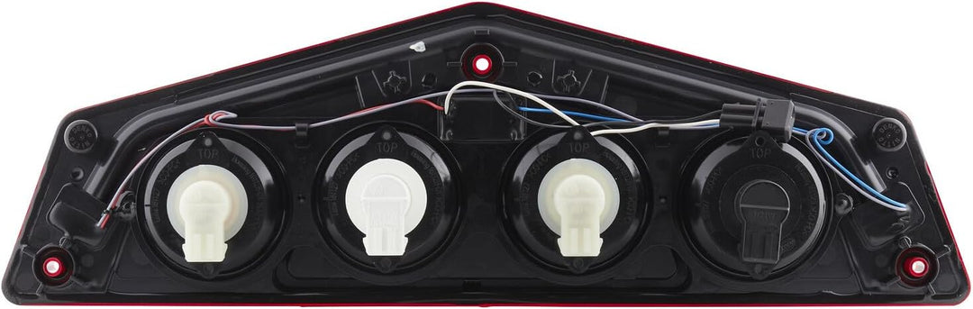 HELLA - Heckleuchte - Caraluna X - Hybrid - 12V - Einbau/geschraubt - Lichtscheibenfarbe: rot/glaskl