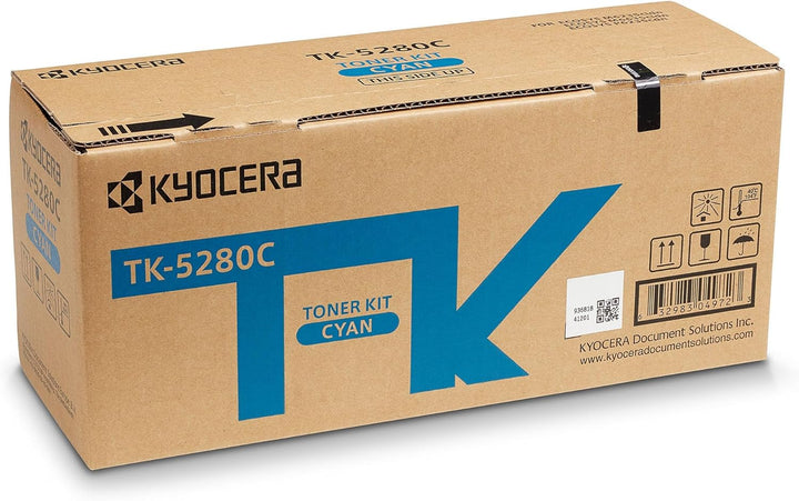 Kyocera TK-5280C Cyan. Original Toner-Kartusche 1T02TWCNL0. Kompatibel für M6235CIDN cyan Single, cy