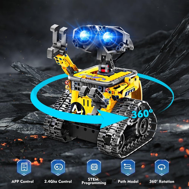 INSOON Technik Roboter Bauspielzeug 3-in-1 App & Fernsteuerung Wall Roboter/Dinosaurier RC Spielzeug