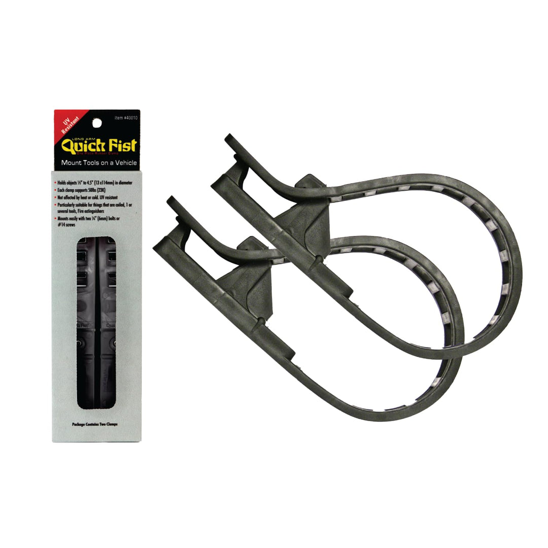 QUICK FIST 40010 Lange Armklemme für Montagewerkzeuge und Ausrüstung, 1,27 cm Durchmesser, 2 Stück