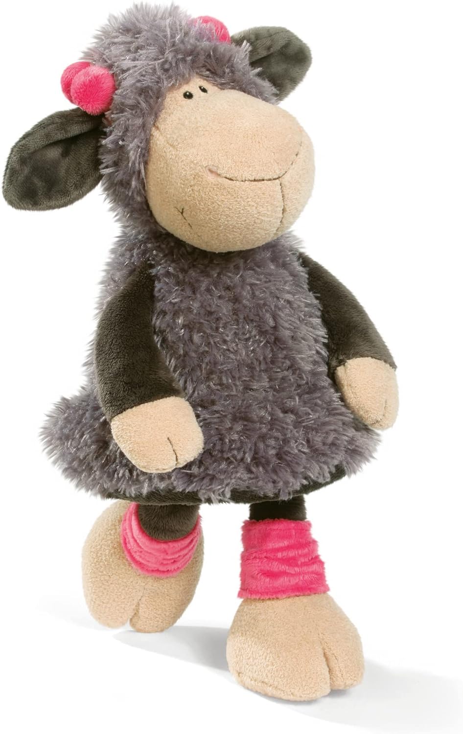 NICI Kuscheltier Schaf Jolly Lucy stehend 25 cm I Plüschtier für Mädchen, Jungen & Babys I Flauschig