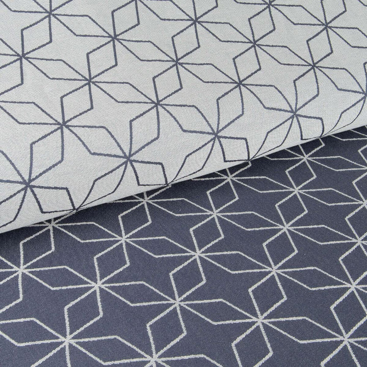 Hoppediz Gewebtes Babytragetuch ab Geburt, Malmö Denim 4,60 m | Ergonomisches Tragetuch für Neugebor