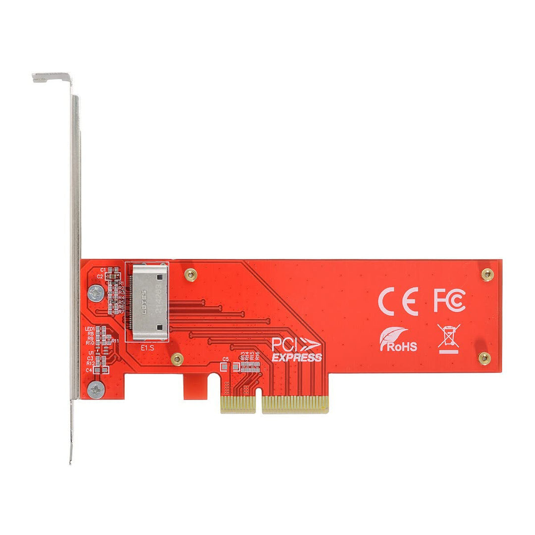 xiwai PCI-E4.0 4X Host Adapter auf NVMe Ruler 1U GEN-Z EDSFF Short SSD E1.S Carrier Adapter EDSFF-PC