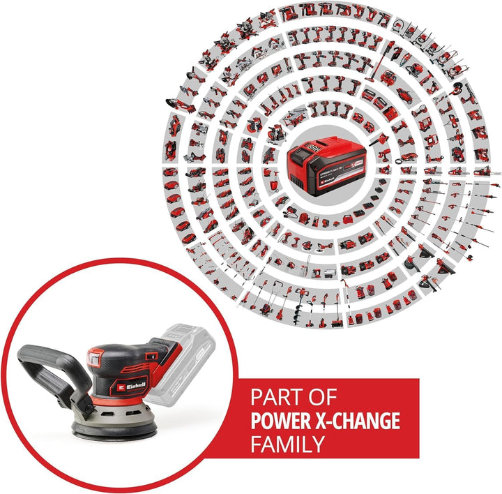 Einhell Professional Akku-Exzenterschleifer TP-RS 18/32 Li BL-Solo Power X-Change (18 V, Brushless,
