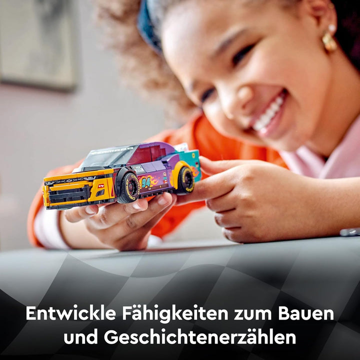 LEGO Speed Champions NASCAR Next Gen Chevrolet Camaro ZL1 Spielzeugauto; BAU- und Spielset mit Renna