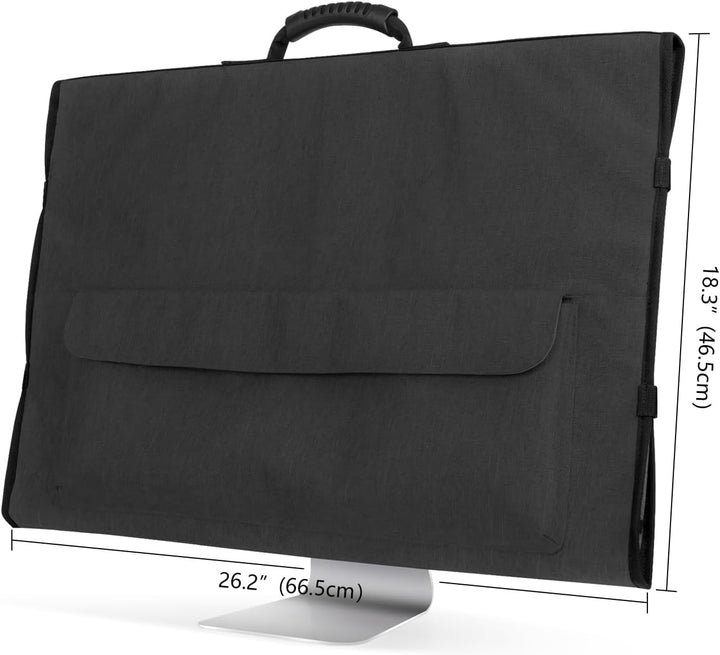 CURMIO Tragetasche für Apple 27" iMac, Schutzhülle für Apple IMAC 27 Zoll Display, Reisetasche mit G