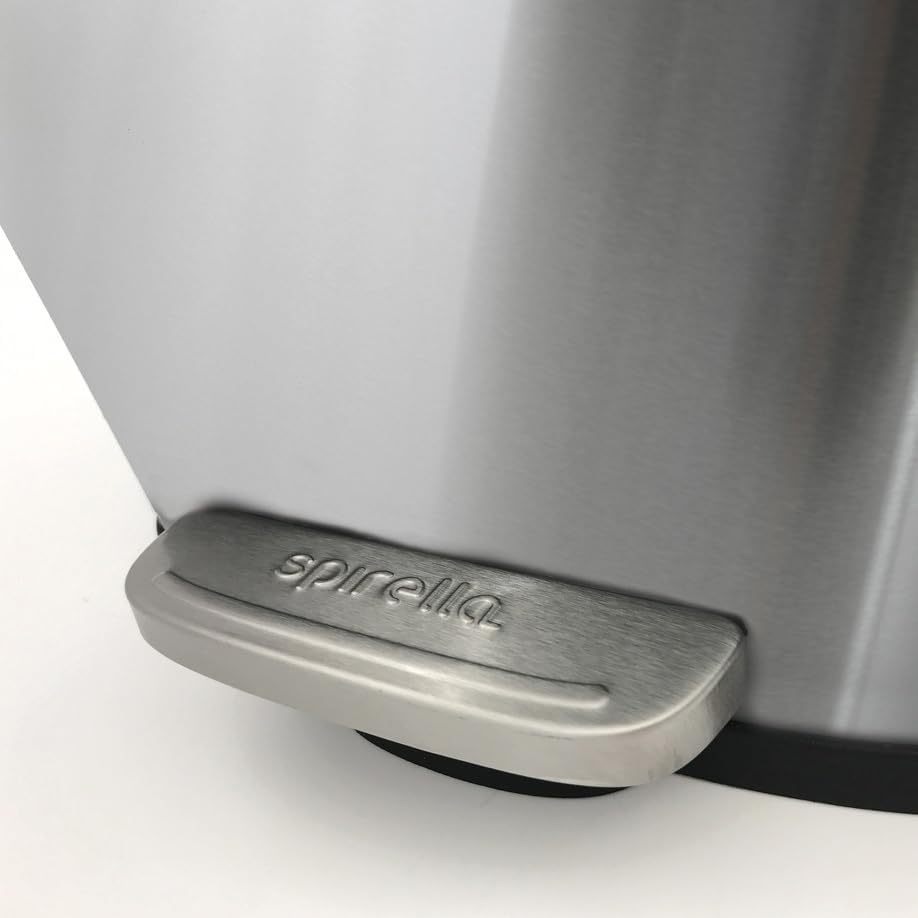 Spirella Mülleimer, Abfalleimer, Treteimer für die Küche, 50 Liter, Softclose, Inneneimer aus Kunsts