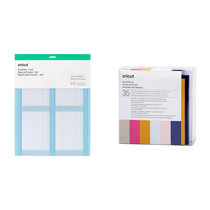 Cricut Kartenmatte - 2x2 | Kompatibel mit allen Cricut Kartengrössen &amp; Insert Cards | Sensei | 12,1