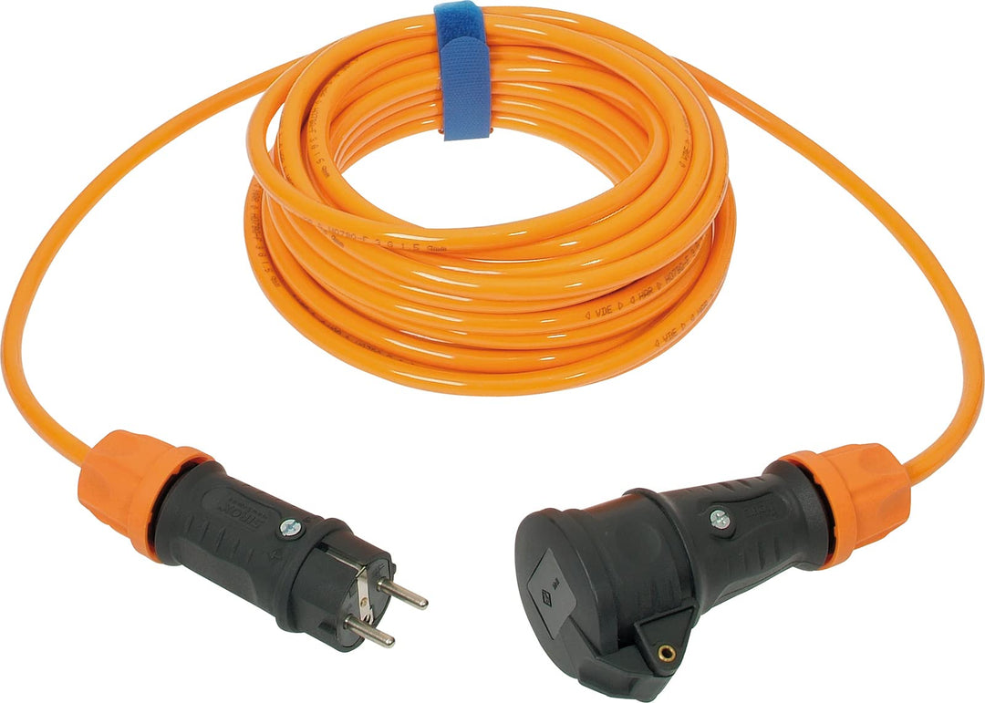 SIROX® Verlängerung H07BQ-F mit Federklappdeckel Leitungsfarbe orange, Querschnitt 3 x 1,5 mm², Läng