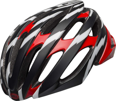 BELL Stratus MIPS Rennrad Fahrrad Helm Vertigo schwarz/weiss/rot 2022, S