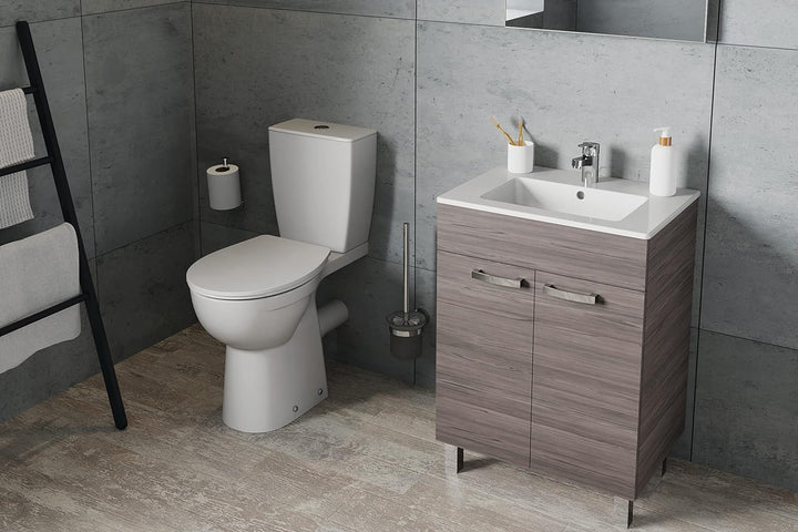 Ideal Standard A9119AA IOM WC-Bürstengarnitur, Chrom, 112x112x372 Millimeter Glas Chrom, Glas Chrom