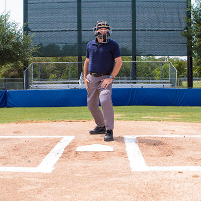 Champion Sports Umpire Beinschützer: Doppelter Knie-Schienbeinschutz mit Flügeln für Baseball und So