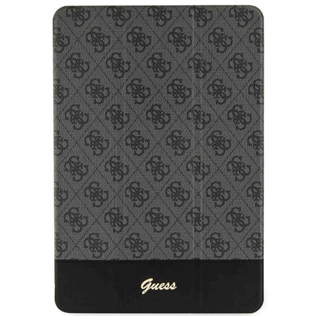 GUESS Stripe Allover Schutzhülle Cover für Apple iPad 10.2 2020/2021 Braun