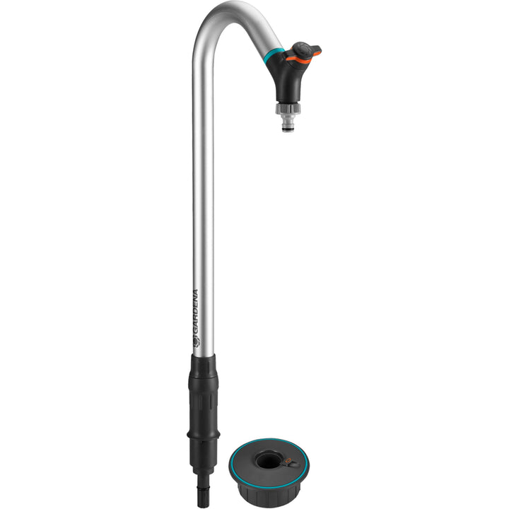Gardena Sprinklersystem Pipeline Garten-Wasserhahn: Schwenkbarer Hahn, Anti-Splash Hahnverbinder, Re