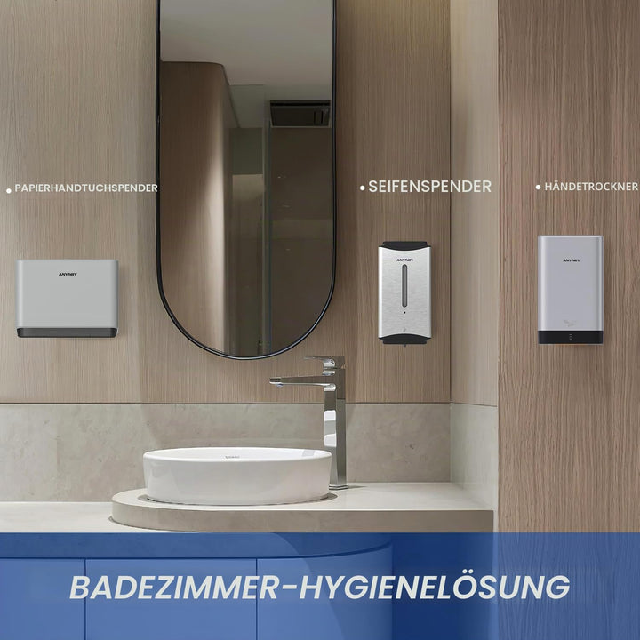 anydry AD2822 Hochgeschwindigkeits-Händetrockner Automatischer elektrischer Händetrockner Kommerziel