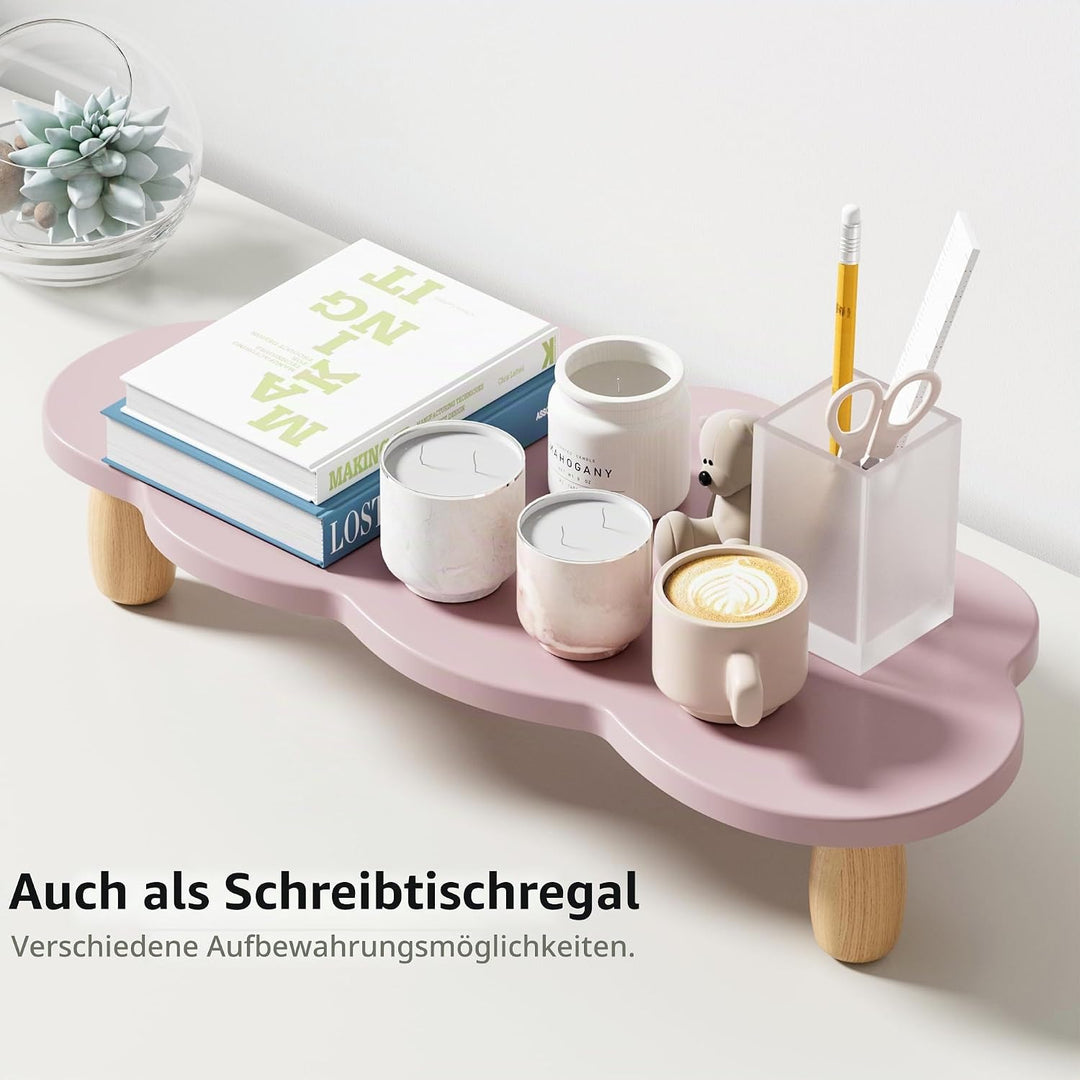 Monitorständer, Wolkenform, Holz, Computer-Monitorständer, Monitorständer, Mehrzweck-Schreibtisch-Or