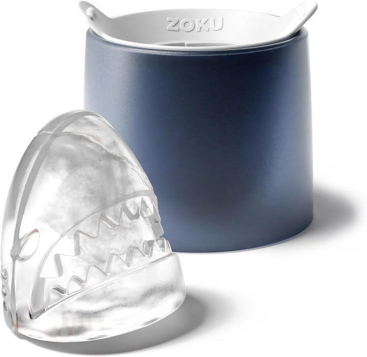 Zoku Hai-Eiskugelform enthält 2 Eisformen, Haifisch-Form, Cocktail-Eisform, Partys, Sudowners, Gin &