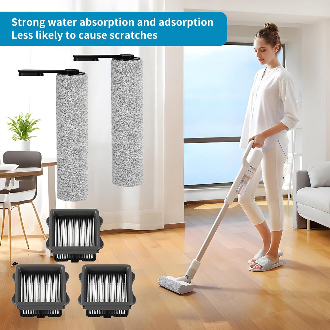6 Stück Zubehörset für Tineco iFloor 5/Floor One S5，Nass und Trockensauger Ersatzteile für Zubehör S