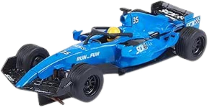 SCALEXTRIC Kompaktes Rennfahrzeug - Slotauto - Massstab 1:43 (Formel 1 - Blau & Weiss)