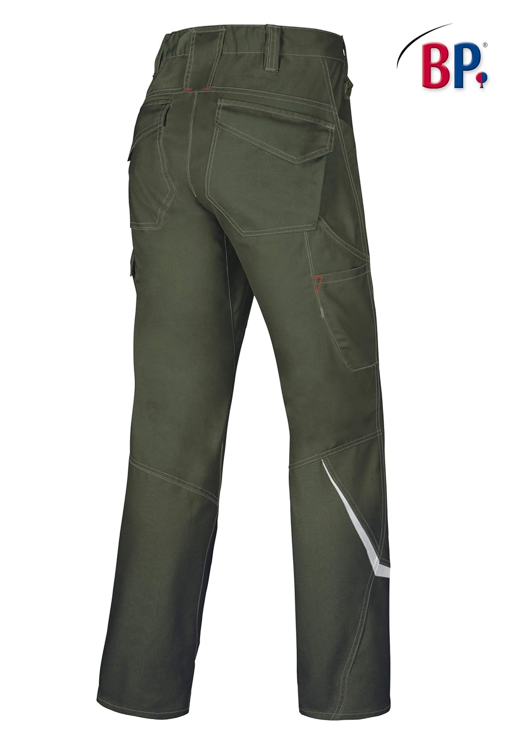 BP 1980-570-73 Schmale Arbeitshose - Schlanke Silhouette - Stretchmaterial - Elastischer Rücken - Er