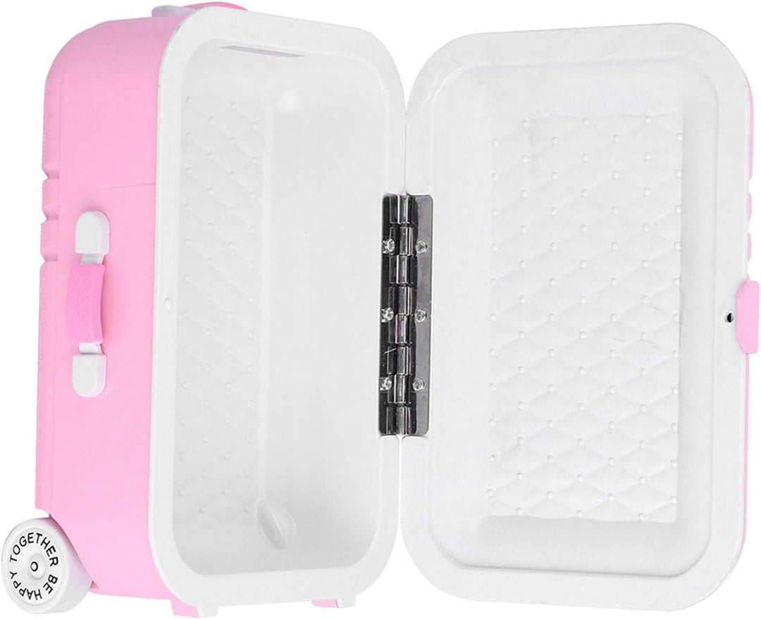 Mini-Kofferspielzeug, Mädchenliebe Plastik Spielzeug für Kinder, Compact Design, Pink, für Kleinkind