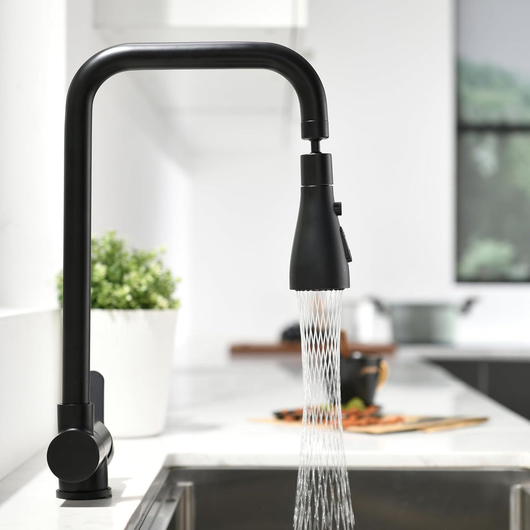 Einhebelmischer für Küche, klappbar, mit 3 Strahlarten, Küchenarmatur, faltbar, für Fenster, Mischba