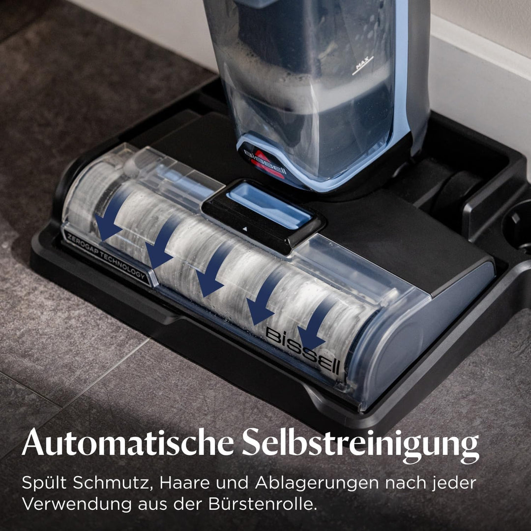 Bissell CrossWave Edge Cordless, kabelloser Staubsauger mit Wischfunktion, leistungsstarke Reinigung
