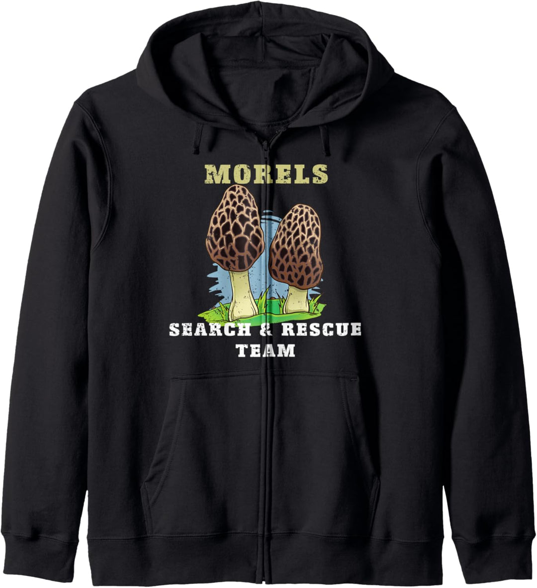 Goblincore Pilz Morcheln Such- und Rettungsteam auf Kapuzenjacke
