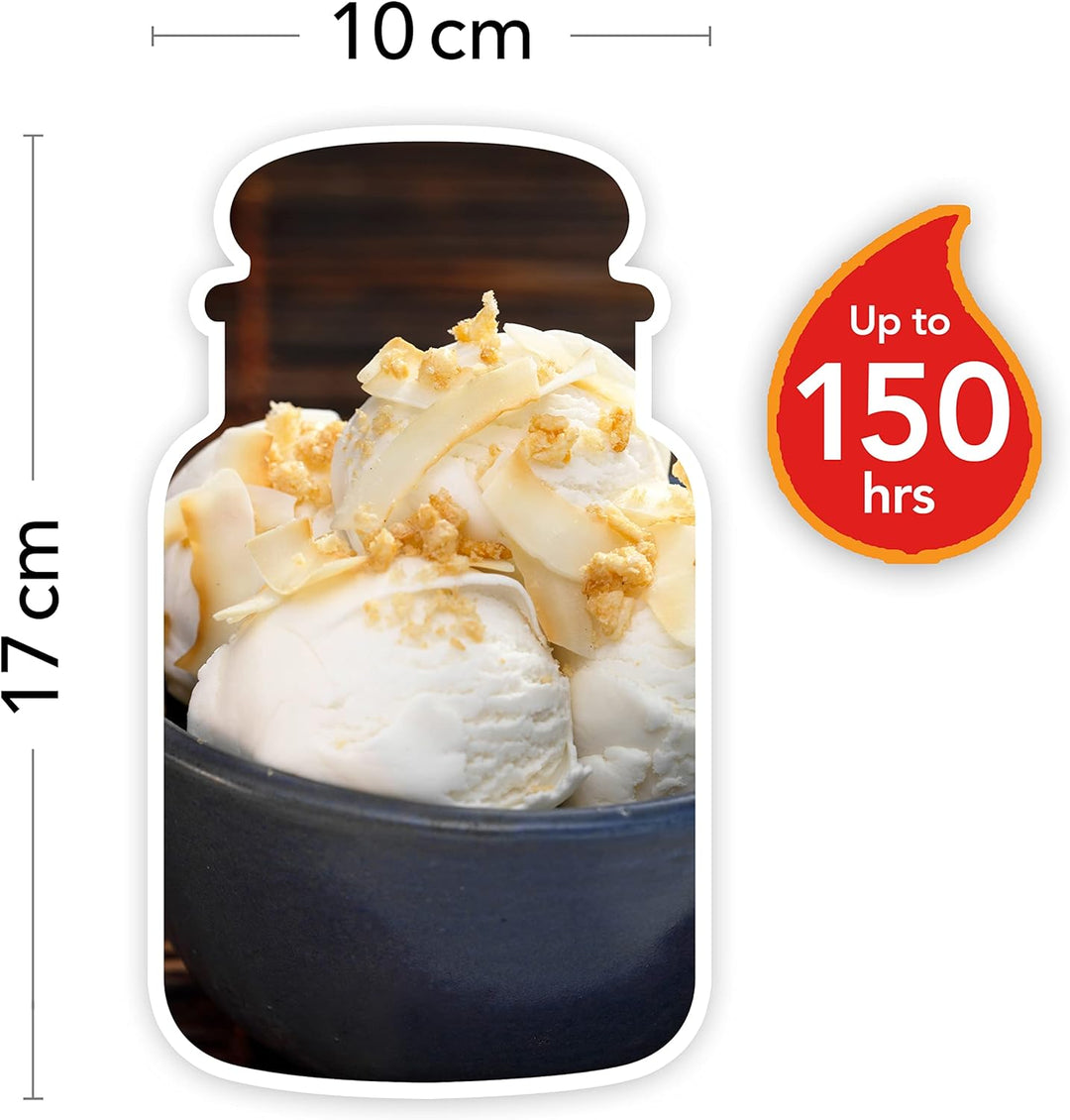 Yankee Candle Duftkerze, Glas, Creme, 623g