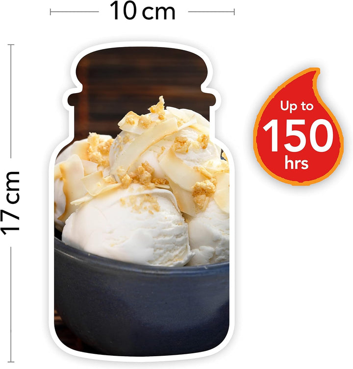 Yankee Candle Duftkerze, Glas, Creme, 623g