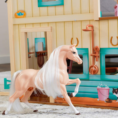KidKraft 63534 Sweet Meadow Reitstall - Spielset aus Holz mit