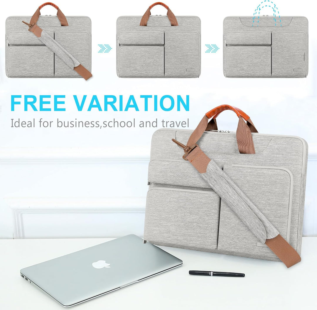 Lacdo 360° Rundumschutz Laptoptasche Hülle für 16 Zoll Neu MacBook Pro M3 Pro Max/M2 M1 Pro/Max 2023