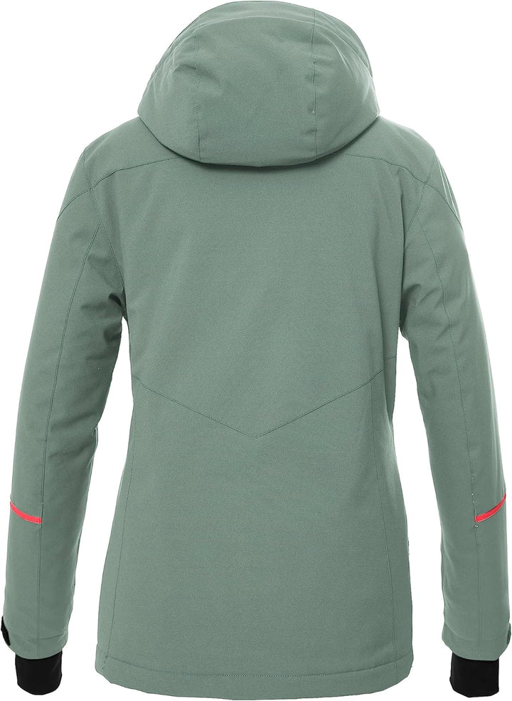 Killtec Damen Ksw 86 Wmn Ski Jckt Skijacke/Funktionsjacke mit abzippbarer Kapuze und Schneefang 42 g