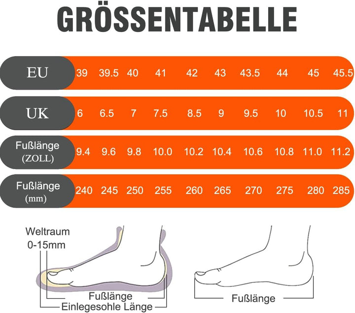 WNUKATO Herren Freizeitschuhe Business Casual Lederschuhe Bequeme Herrenschuhe 9088 39 EU Schwarz 3,
