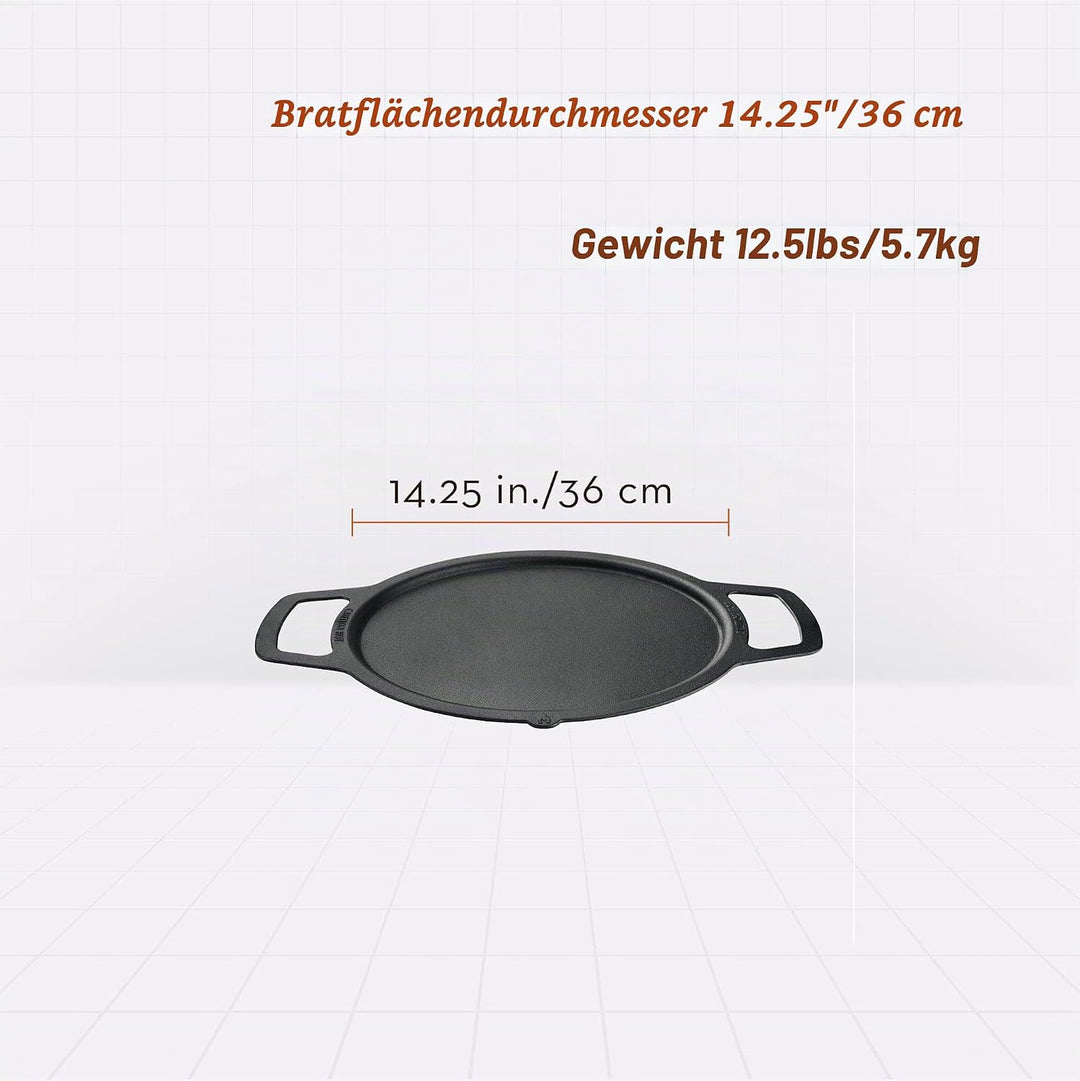Solo Stove Gusseisen-Plancha für Feuerschale Ranger | Grillplatte für Feuerstelle, Umbau von Feuerst