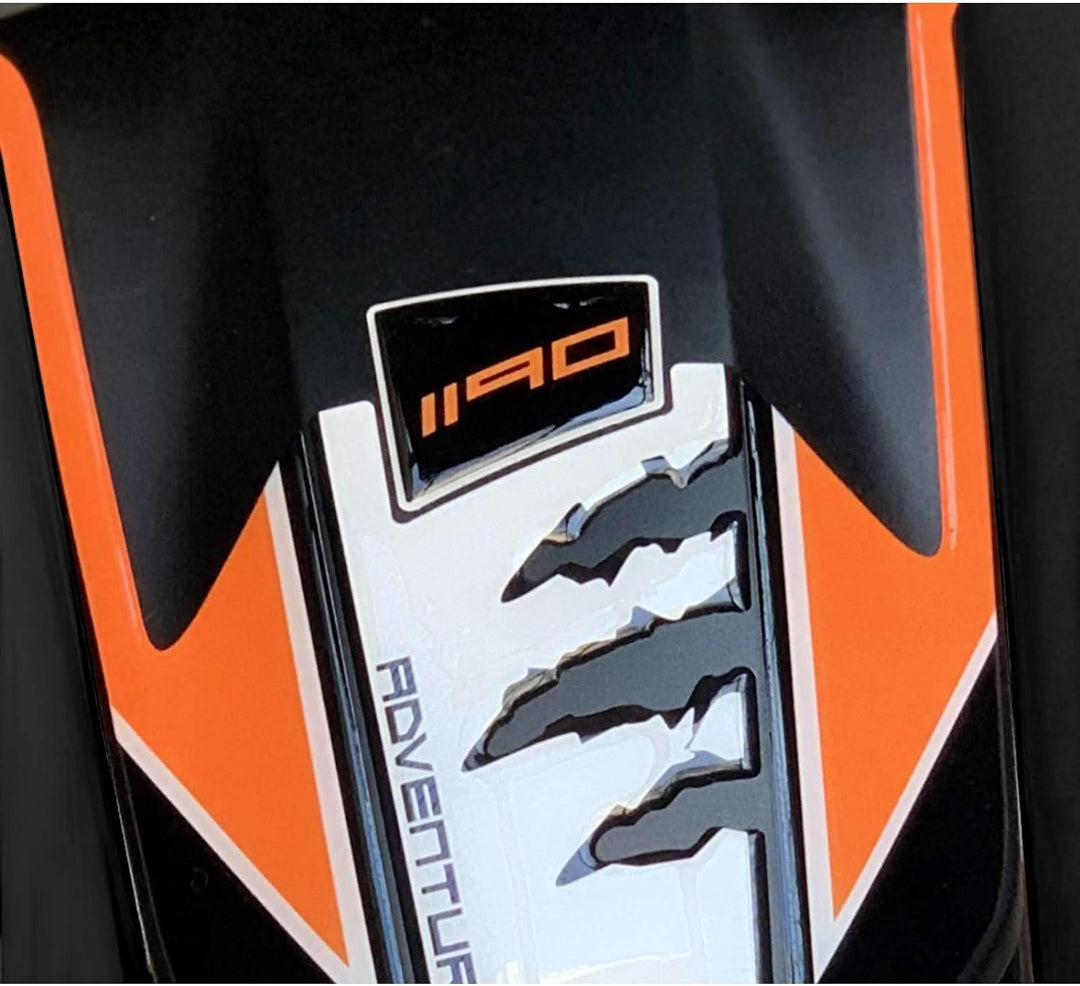 Resin Bike Aufkleber für Motorrad Kompatibel mit KTM 1190 Adventure S 2013-2016. Kotflügelschutz vor
