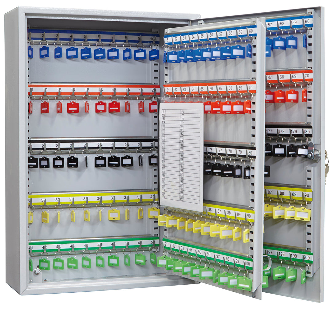 ARREGUI PL200 Schlüsselschrank | Schlüsselkasten aus Stahl mit 200 Haken, verstellbaren und nummerie
