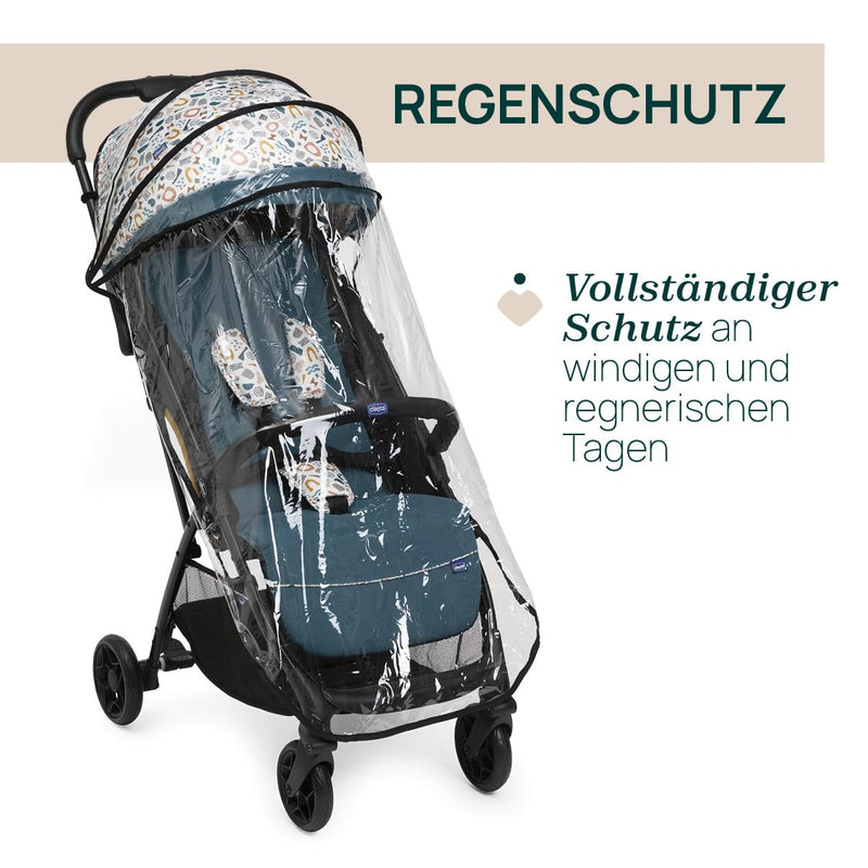 Chicco, Glee, Kinderwagen ab 0 Monate bis 4 Jahre, mit Automatik- und Kompaktverschluss, Ausziehbare